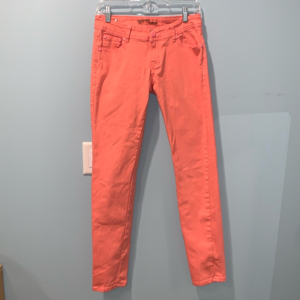 Crunch Jeans Skinny Leg Mid Rise Colored Crunch Pants Size 7